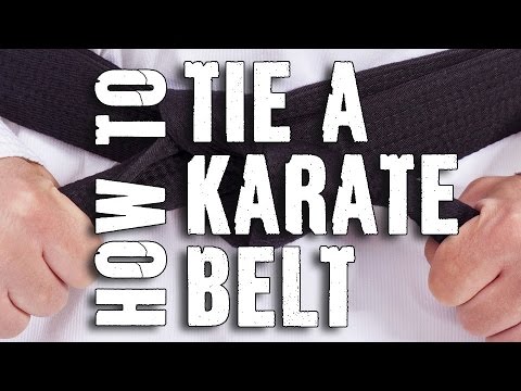karate belt tying guide | Karate Academy Online