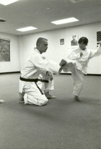 Sensei Roscoe Teaching Martial Arts