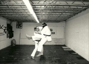 Sensei Mark Roscoe at the Alexandria Dojo